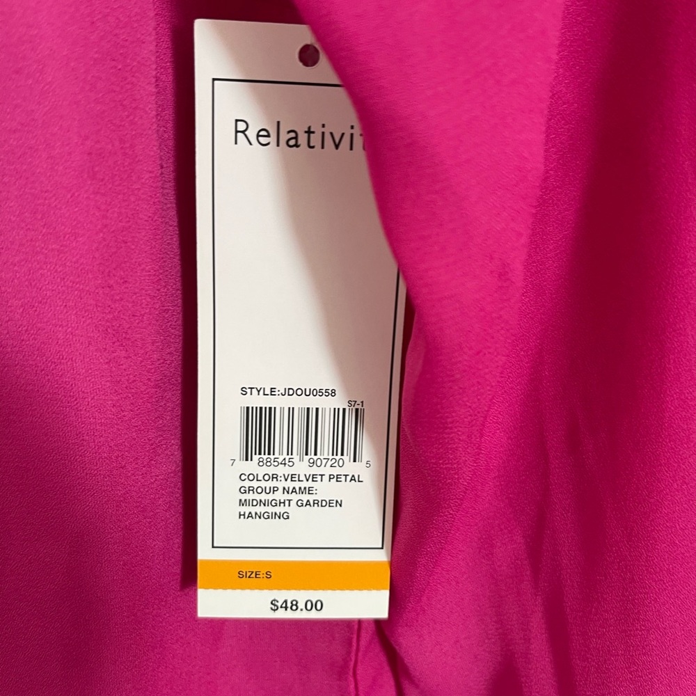 Hot Pink sheer top